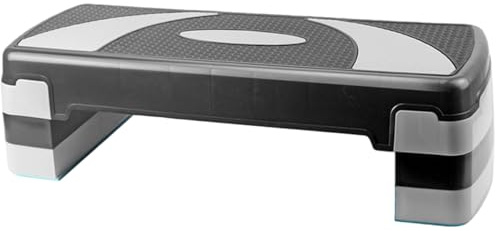 Kuisoe Stepper & Step-Brett für Zuhause 2-stufig verstellbar (10/15/20 cm) Rutschfeste Aerobic-Plattform Für Homeoffice & Home-Gym (78 * 32 * 20,Grau)