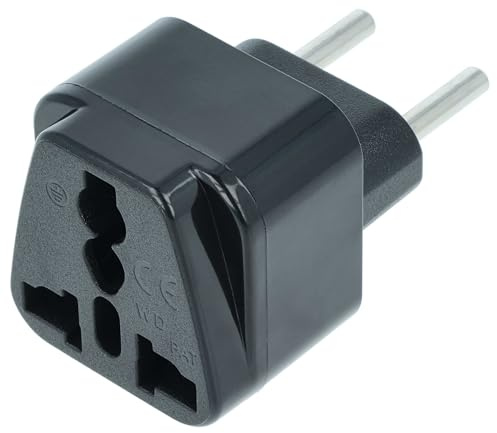 vhbw resekontakt adapter (euro-kontakt till Storbritannien/USA/Kina etc. uttag)