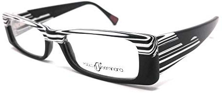 Paolo Seminara Damen-Sportbrille T466 ABILENE schwarz und weiß