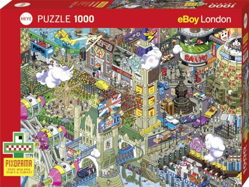 Heye 299354 London Quest, Pixorama 1000 Teile Puzzle