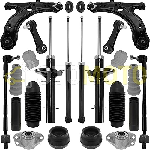 Stoßdämpfer-Set vorne / hinten, kompatibel mit Seat Leon 1M TOLEDO 1M2, bestehend aus 20 Stück