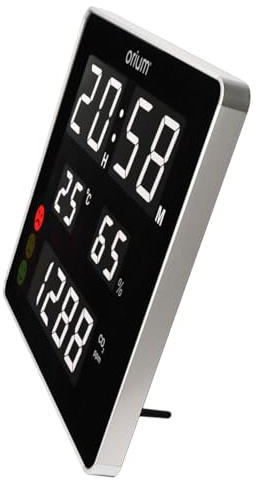 Reloj con Sensor de CO2 Quaelis 18, Reloj y Monitor de CO2, función de Dos en uno, función de Auto-calibración, para el hogar y la Oficina