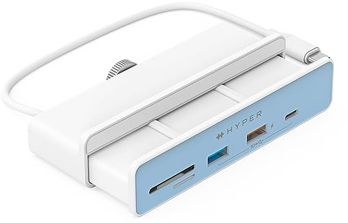 HYPER - HD34A6-5-in-1 USB-C Hub for iMac 24 inch - 5 Ports USB-C/USB-A