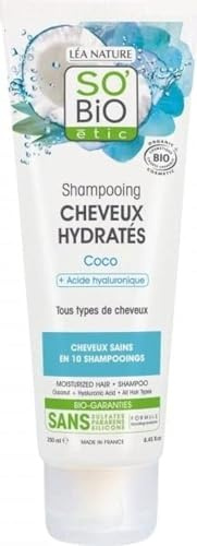 CHAMPU HIDRATANTE coco-ac. hialuronico 250ml. ist ein pflegendes Shampoo für die tägliche Wäsche geeignet. Es passt problemlos in eine feste Haarpflege-Routine. Das Fassungsvermögen beträgt 250 ml