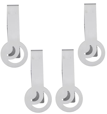 Ciieeo Sujetamanteles De Acero Inoxidable Abrazaderas para Manteles Fijadores Antideslizantes Pinzas Triangulares