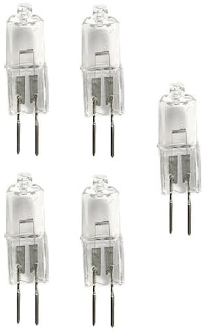 JZLBBC 5PCS Halogen Light Bulbs GY6.35 24V 20W 35W 50W 75W Halogen Bulb G6.35 24V 100W GY6.35 Bi Pin Base Warm White 2700K,50W