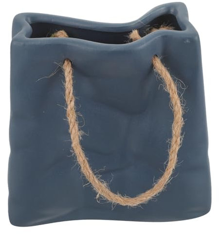 MUSISALY Blumenvase Aus Keramik Für Blumenarrangements Handtaschenformige Vase Dekorative Vase Für Blumen Mit Modernem Design