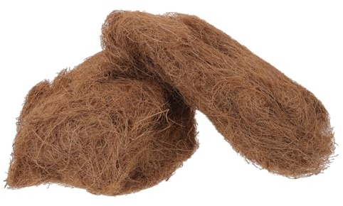 VINTORKY Fibra Natural para Jardinería Interior y Exterior, Tapete De Mantillo De Fibra Vegetal 500g, Cobertura Transpirable para Macetas, Retención De Humedad y Protección Vegetal