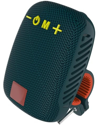 Jectse Haut-Parleur Bluetooth Portable pour Vélo, TG392 IPX5, Haut-Parleur Extérieur de Voyage étanche avec Support, Radio FM Intégrée, Haut-Parleur Stéréo Puissant au Guidon pour Vélo,