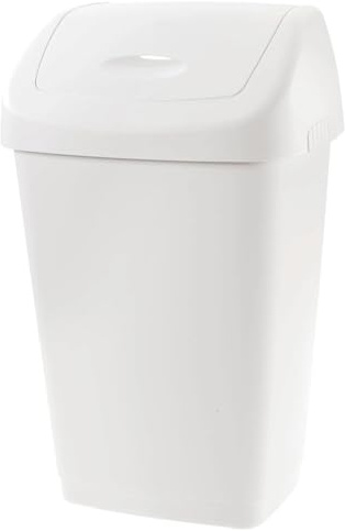Pattumiera Basculante 25L Aurora Bianco