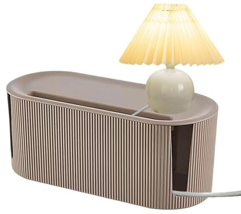 Kabel-Organizer-Box, 31 x 13,5 x 12,5 cm, Kabel-Organizer-Box, Schreibtisch-Organizer-Box, Kabel-Management-Box, staubdichte Kabel-Ordnungsbox, Anti-Staub-Management-Steckdose