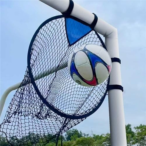 2Pcs Top Bins Soccer Target Net,Football Training Goal,Kids Top Corner Target Net Goals Training Practice Equipment (black 2, large)