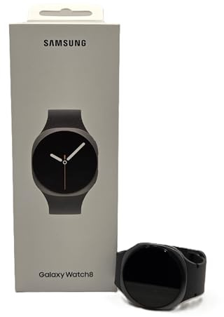 Samsung Galaxy Watch8, Montre Connectée, Coach Running, Coach Sommeil, Galaxy AI, Bluetooth, 40mm, Graphite, Chargeur Secteur Rapide 25W Inclus, Version FR