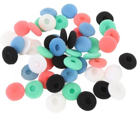 MENDUNER 50 St 15mm Ersättande öronspampskydd - Mjukt Bekvämt för Brusisolering, Kompatibel med MP3 MP4 -surfplattor Hörlurar