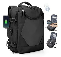 SZLX Sac à Dos Sous Vide Bagage à Main Pour Femmes, Sac à Dos Airbag Avec Système De Vide Pour Le Voyage, Ryanair Travel Ruscksack Taille Cabine Avec Pompe étanche Valise Sous Vide Pour Homme