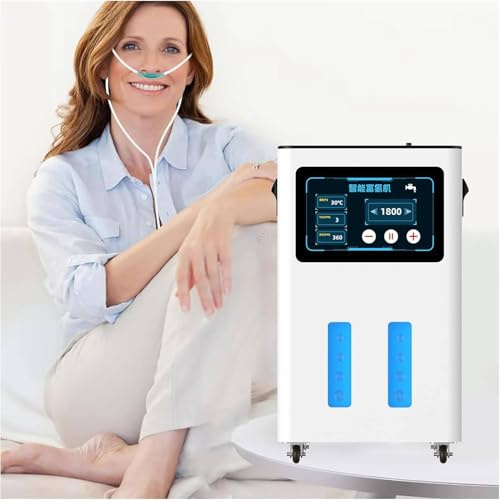 Máquina De Inhalación De Hidrógeno, 99,99 % De Pureza De H₂ Y O₂, Inhalador De 3 Puertos,Generador De Hidrógeno Molecular,4 Especificaciones 900/1200/1500/1800 Ml, Para El Hogar, El Dormitorio 1200ml