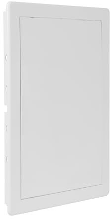 Repa Market Tapa de inspección para paneles de yeso, 200 x 300 mm, cubierta de plástico ABS blanco, caja de fusibles, pared y techo, puerta de inspección de paneles de yeso, tapa de mantenimiento