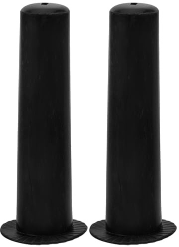 Alasum Kit 2 Pezzi Copertura Punte Ombrello in Plastica Resistente Accessori Riparazione Ombrelloni da Giardino e Spiaggia Cappellini Protezione Puntale Ombrello Antipioggia per Uso