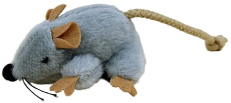 Genérico De Gatos Ratón De Peluche - Juego Compacto con Sonido Incorporado - Juguetes De Gatos | para Uso Diario En Interior Y Exterior como Regalo para Mascotas Cumpleaños Y Vacaciones