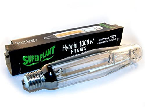 Ampoule HPS/MH - Hybride 1000W - Superplant, lampe mh et hps, douille E40, croissance et floraison