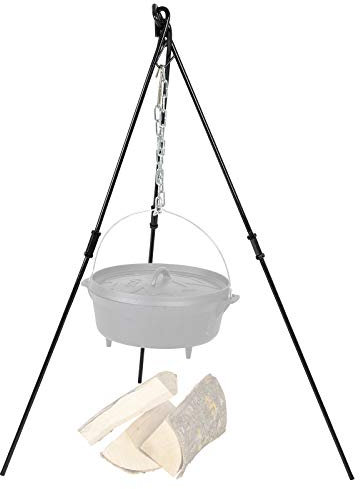 Bo-Camp - Urban Outdoor - Trois Pieds - Dutch Oven - Réglable