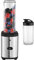 WMF Kult X Mix & Go Mini Smoothie Maker mit 2 Mixbehälter, Shake Mixer, Blender elektrisch, 300 Watt, Kunststoff-Flasche 300ml + 600ml, BPA-frei, edelstahl matt