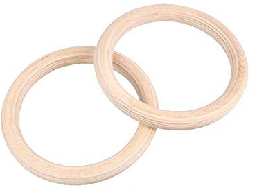 Cobeky 2 Teile/Paare Holz Holz Ring Tragbare Gymnastik Ringe Gym Schulter Kraft Heim Training Trainings Ger？te