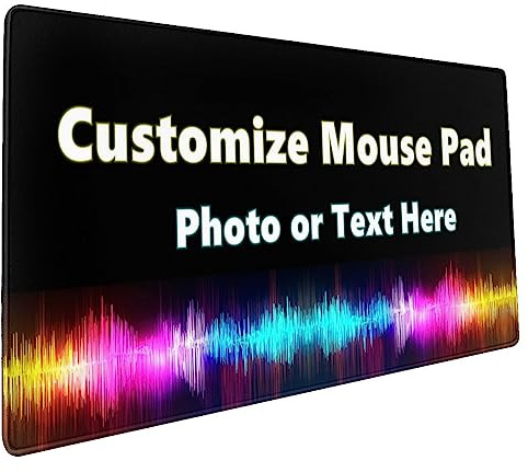 Personalisiertes Mauspad mit Foto, zum selbst gestalten und Bedrucken Lassen, rutschfeste Unterseite, Personalisierte Maus Pad Geschenke für Familie, Freund und Ehemann - 1