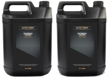 Auto Xpert | Screen Wash | 5L (2 Pack) | Ready-to-use Screenwash | Effective up to -5 degrees | Low smear Formula perfect as winter screenwash