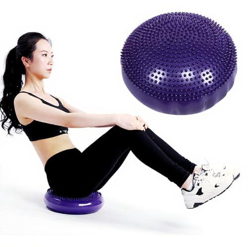 Tosuny Cuscino Oscillante per stabilità dell'Aria, Supporto per Fitness per Allenatore di stabilità del Senza Pompa di Gonfiaggio per Allenare Equilibrio e flessibilità