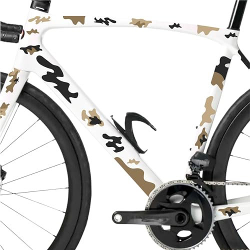 Set mit 44 Aufklebern für Fahrrad, Camouflage-Aufkleber, Decal, Rahmen für Mountainbike, Rennrad, Cross, Fat Bike, Downhill elektrisch, Rahmen Code 2391 (Modell C)