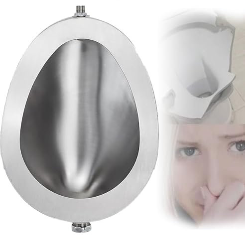 RVUEM Urinal FüR MäNner Und Erwachsene, Wandmontiertes Urinal FüR MäNner, Toilette Aus Edelstahl 304, Urinal FüR öFfentliche Toiletten, FüR Badezimmer, Hotels, EinkaufsmöGlichkeiten