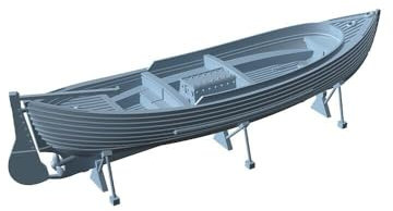 MRY-SFW 1/200 Model Upgrade USS Arizona 26ft Motorboat Landscape Architecture Vehicle People Accessories