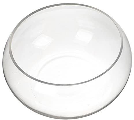 BESPORTBLE Klare Glasvase Rund Transparentes Fischglas Für Blumen Aquarien Robuste Deko-vase Für Wohnzimmer Büro Terrarien Für Pflanzen Fische
