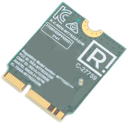 Tarjeta Inalámbrica WiFi6e Tri Band - Adaptador de 5374 M.2 con Bluetooth 5.2, Soporte de Dual - Instalación Fácil y Diseño Compacto para Computadoras Portátiles para PC