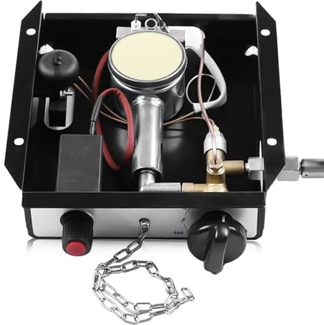 4 Trous Kit De Remplacement Pour Chauffage à Gaz 22,2x18x9,8 Cm BoîTier De Commande Pour Chauffage à Tube De Verre ContrôLeur De Chauffage ExtéRieur (Sans Soupape De RéDuction De Pression)