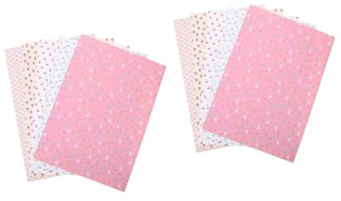 TOYANDONA 10hojas Papel Pintado Adhesivo para Casa De Decorativo para Salón y Dormitorio Accesorio De Muñeca Diseño y Coloridos