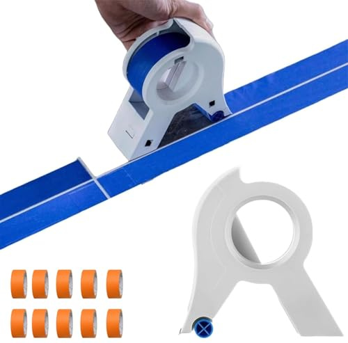 Generisch Abroller für Malerband, Maskiermaschine, Maskiermaschine, sicherer Master-Klebebandspender mit 10 Rollen Klebeband zum Malen