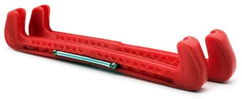ALCXAZS 1 par de Cubiertas Ajustables para Patines de Hockey sobre Hielo, Cubierta para Patines Hielo, protección portátil Ligera para para Equipo Deportivo, Rojo