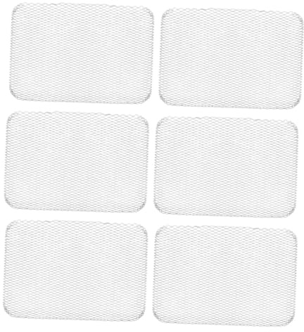 Yardenfun 6 Feuilles Tapis de Barbecue Réutilisable Résistant Chaleur Tapis Grill Mesh Anti-débordement pour Cuisson Extérieure Camping et Jardin
