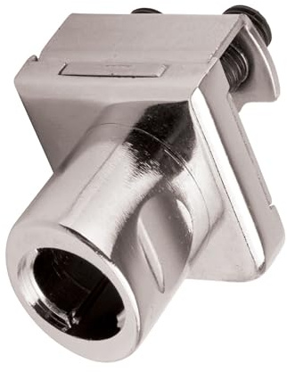 cyclingcolors 1x Serrure pour 1 vantail batant verre sans cylindre diamètre 18 mm avec gâche vis plastique meuble bureau armoire, droite