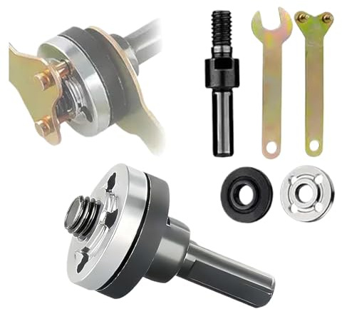 Llave de tuerca para amoladora - Juego de Llave y Adaptador para Taladro Eléctrico,Repuestos para Amoladora,Accesorio para Herramienta Eléctrica de Taller: Esmerilar, Pulir, Cortar