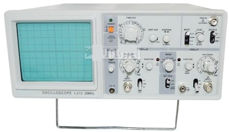 Oscilloscopio analogico 212, oscilloscopio a doppio canale con larghezza di banda 20 MHz e 40, for test manutenzione da 60 per la fabbrica(L-212)