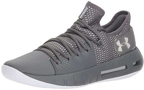 Under Armour Herren Drive 5 Low Basketballschuh, Graphit/Weiß, 42 EU