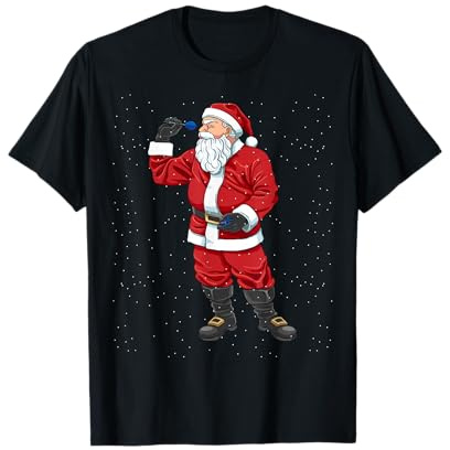 Lustiges Darts Weihnachtsmann Weihnachten Geschenk T-Shirt