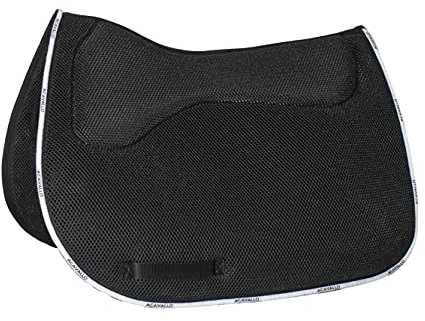 Acavallo 3D Spacer Memory Foam Schabracke Jump in schwarz - AC246