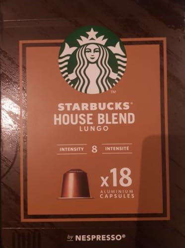 Capsule café Starbucks NEspresso House Blend X18