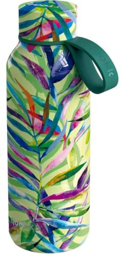 QUOKKA BOTELLA TERMO ACERO INOXIDABLE SOLID CON COLGADOR COLOR NATURE 510 ML