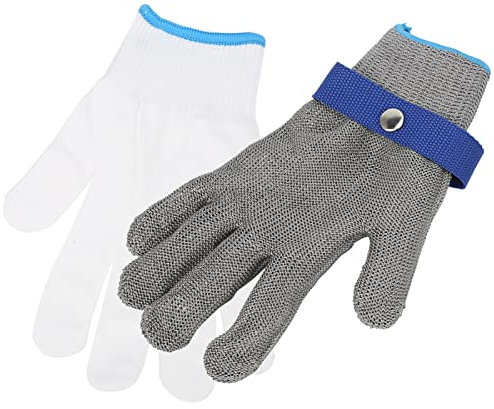 Gants Anti-coupures Niveau 5 Gants Anti-coupures Gants De Protection du Travail Fil D'acier Inoxydable 316L Protection Anti-coupure Équipement De Sécurité des Mains Pour Cuisine Industrielle
