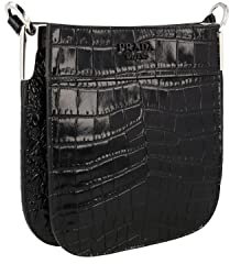 Prada Damen Schwarz Leder Schultertasche 1BC082